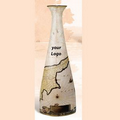 Nautical Sea Map Ceramic Vase